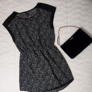 H&M black and white dress size 8